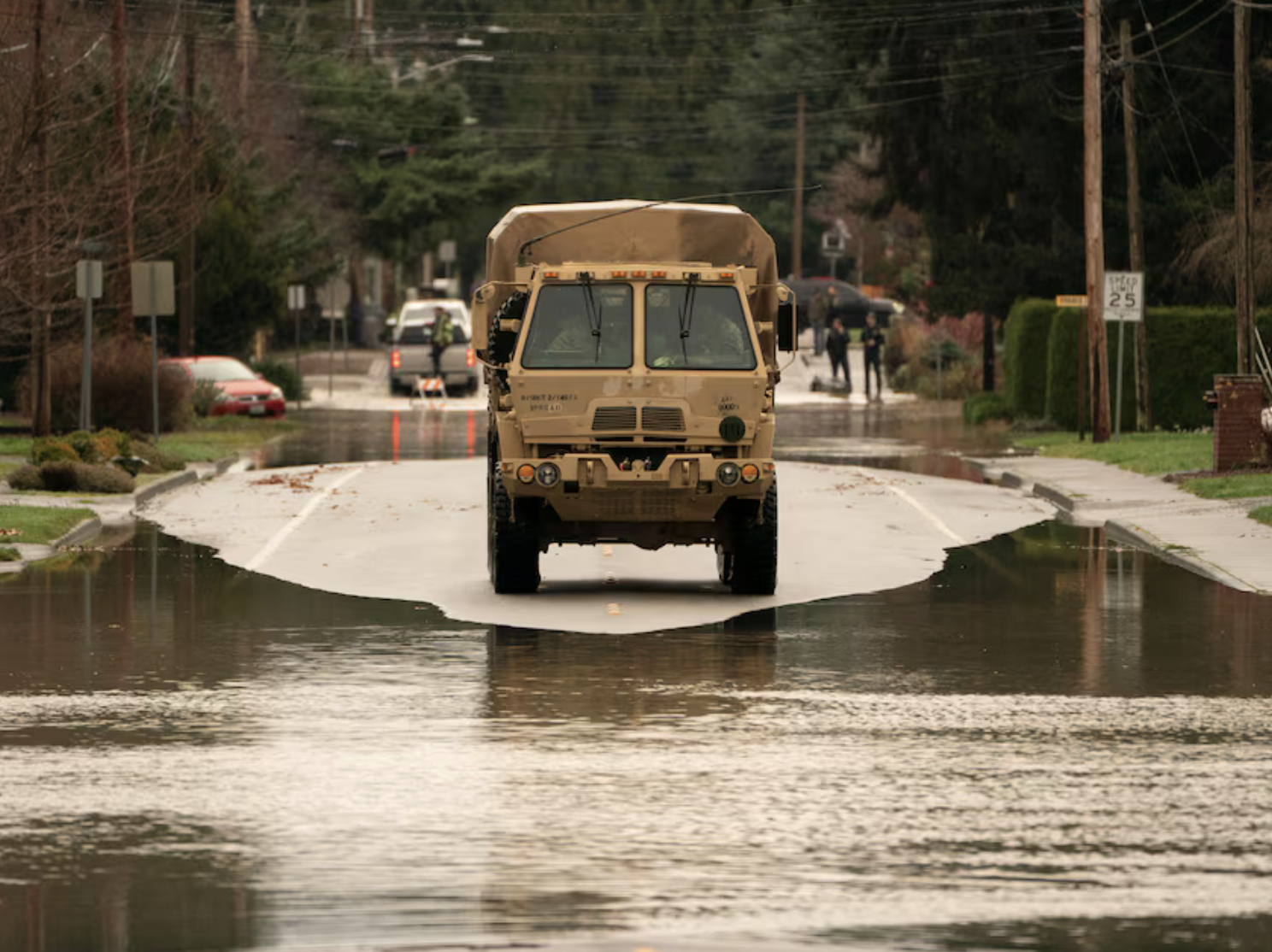 Flood-stricken towns in Washington state brace for potential levee failures
