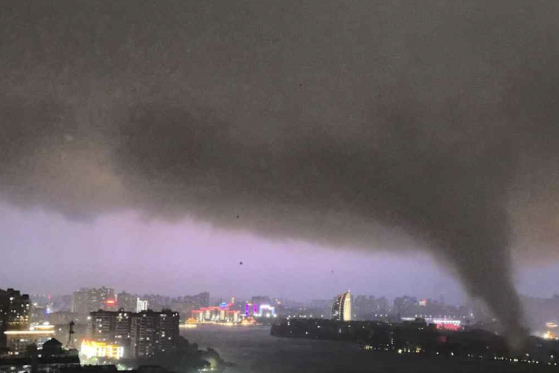 Tornadoes wreak havoc across central China as Typhoon Bavi looms offshore